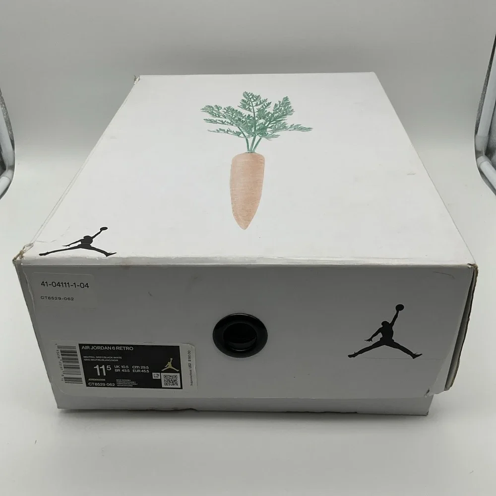 Size 11.5 -‎ Air Jordan 6 Retro Hare (CT8529-062)
